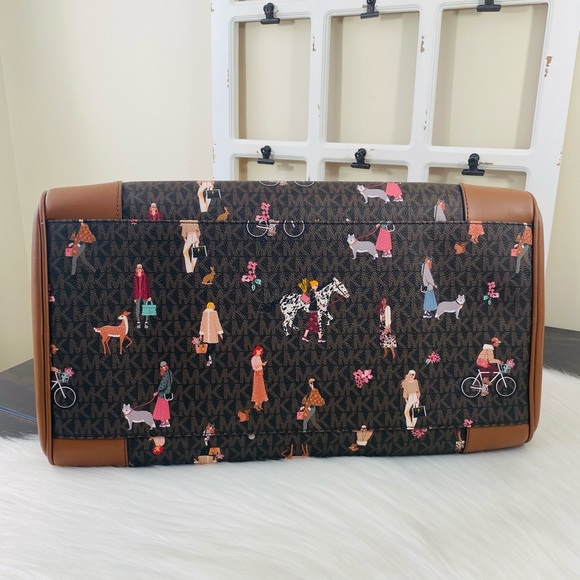 Michael Kors Jet Set Girls Travel Large Weekender Duffel Bag - Picture 7 of 15